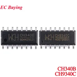 5Pcs/1pc CH340B CH9340C CH340 CH9340 SOP-16 USB to Serial Port Chip IC