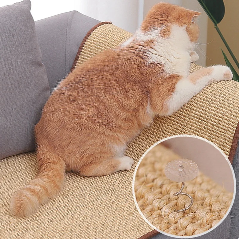 Cats Scratcher Sisal Mat Board For Sharpen Nails Cats Tree Cats Scratching Post Sofa Mats Furniture Protector