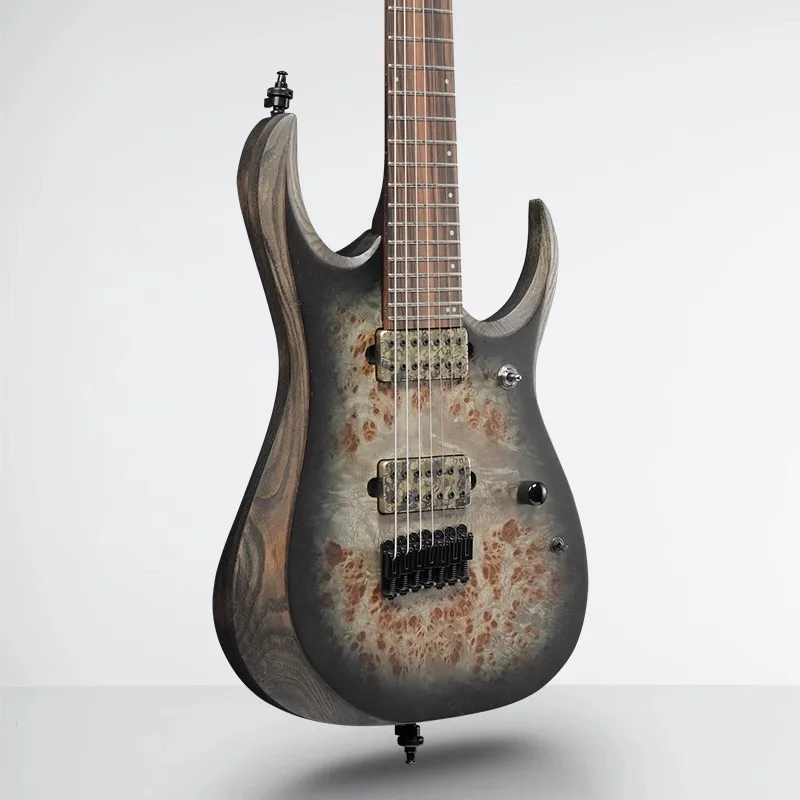Electric Guitar 7 String Silver Label