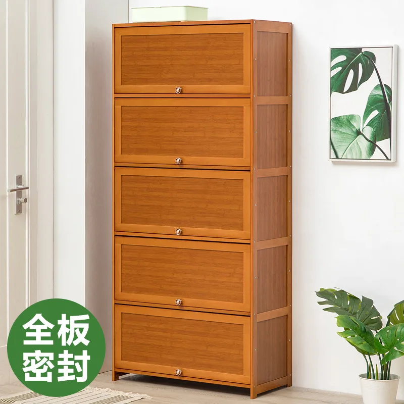 

Door shoe cabinet high vertical entry cabinet integrated door corridor with extremely narrow household shoe rack multi-layer wit
