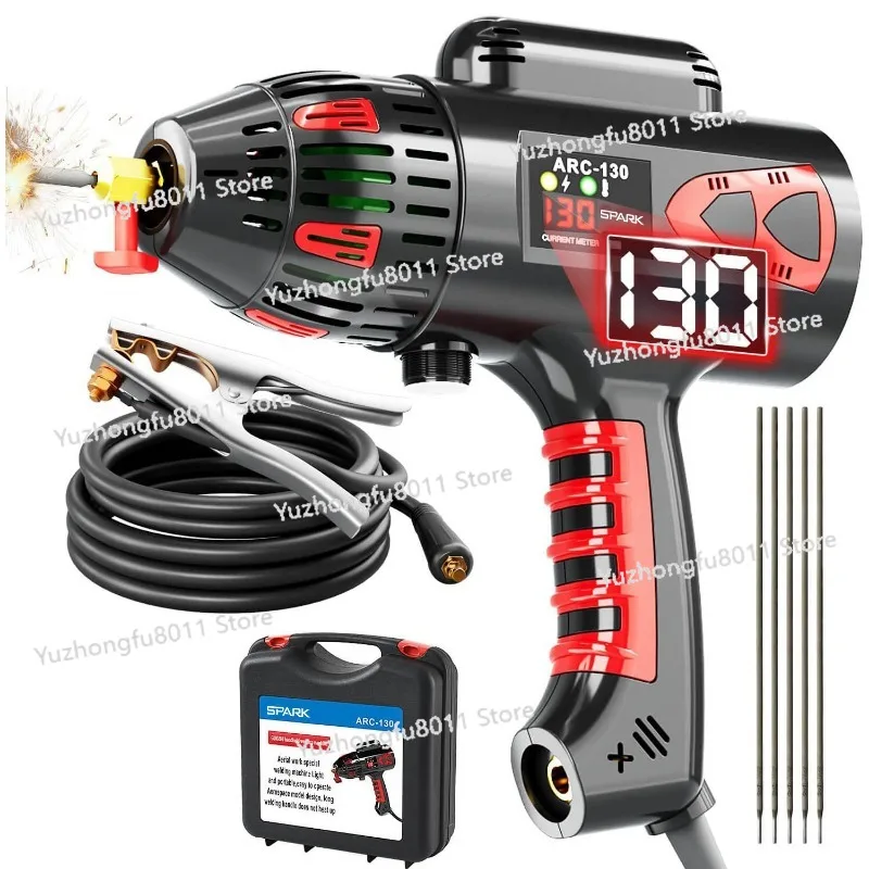 

Welding Machine 110V, Handheld welder gun,135A ARC Digital Display, Weight 3.7Ib,Stick Welder,Portable Handheld