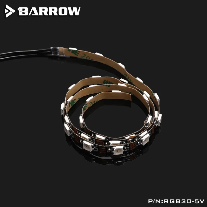 Barrow Aurora LED 5V 3PIN Header Strip Light Sticks use for CPU / GPU Block / Pump Sticky Length 50cm Support D-RGB SYNC