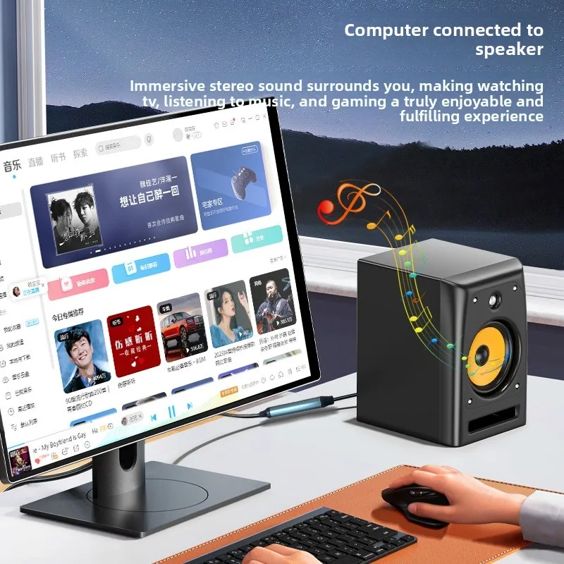 USB to fiber digital audio USB to spdif support PS5 to fiber audio connect audio amplifier free drive