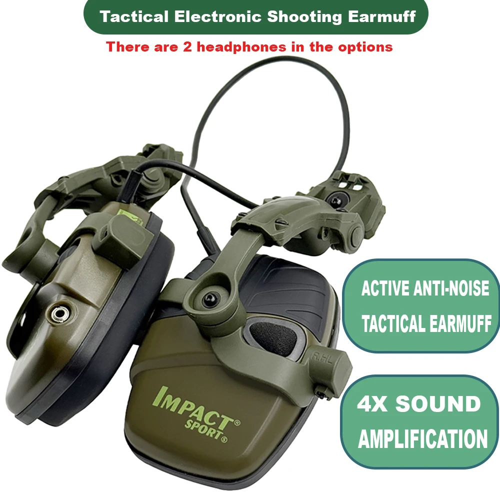 

Тактические электронные наушники для стрельбы, противошумные наушники, усиление звука, защита слуха, гарнитура, Лидер продаж
