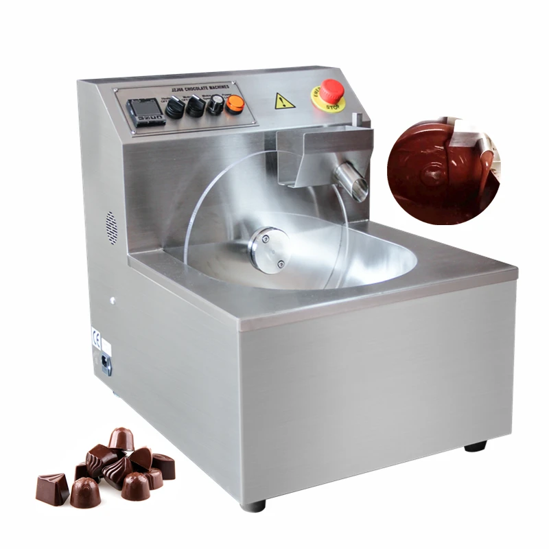 countertop chocolate melting equipment tempering machine tank vibration plate skimmer multi-function and vibrating