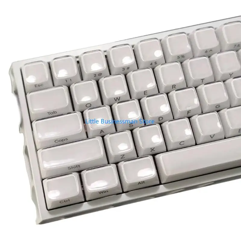 Seitlich bedrucktes Jelly-Style-Tastenkappen-Set MDA-Höhe für mechanische Tastatur-Styling M76A – Detail 4