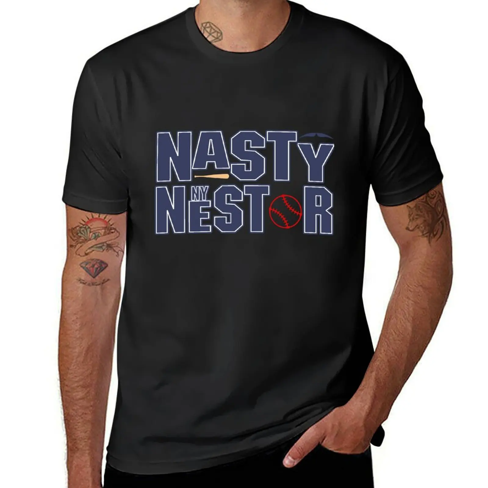 Nasty Nestor T-Shirt plus size tops blanks sports fans Men's clothing