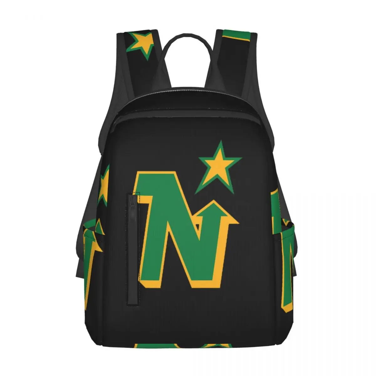廃止されたホッケー-チーム-ミネソタ-ノース-スターズ-ヴィンテージ-レトロ-バックパック-デイパック-子供用ブックバッグ-スクールバッグ-ショルダーバッグ-メンズ-レディース