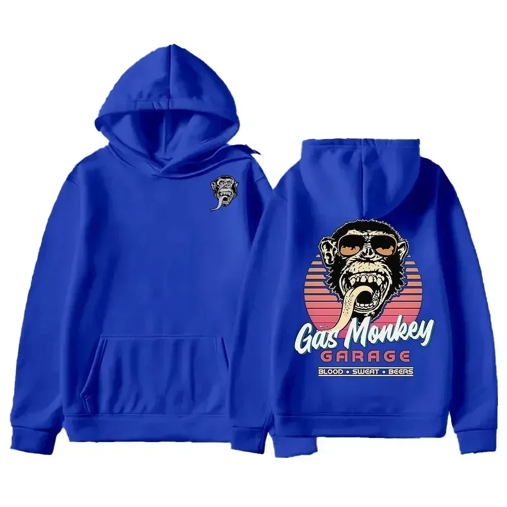 Trending Gas Monkeys Garage Print Long Sleeve Hot Sale Vintage Fashion Men Sweatshirt Unique Classic Streetwear Harajuku Hoody