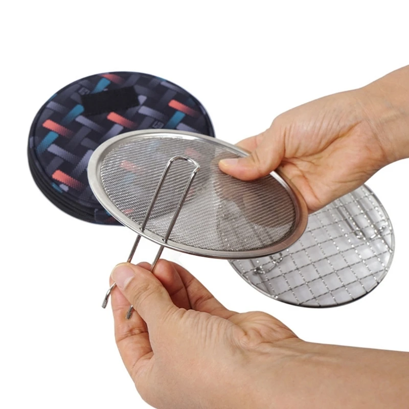 Mini utensilios cocina multifuncionales, práctica red para asar, herramienta duradera, accesorios cocina para barbacoa,