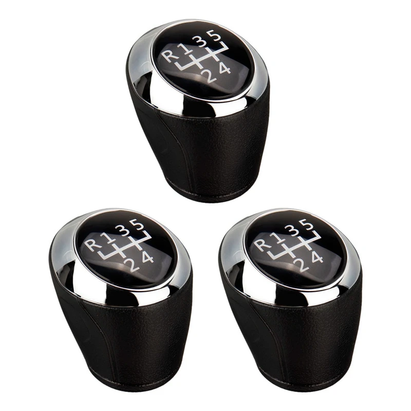 3X 5 Speed Car MT Gear Shift Knob 24108036 For Chevrolet Aveo Sonic T300 2012-2017 24108036