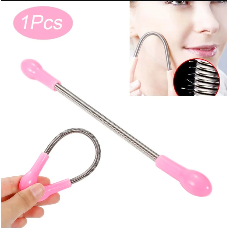 Face Facial Hair Spring Remover Stick Removal Threading Beauty Tool Epilator