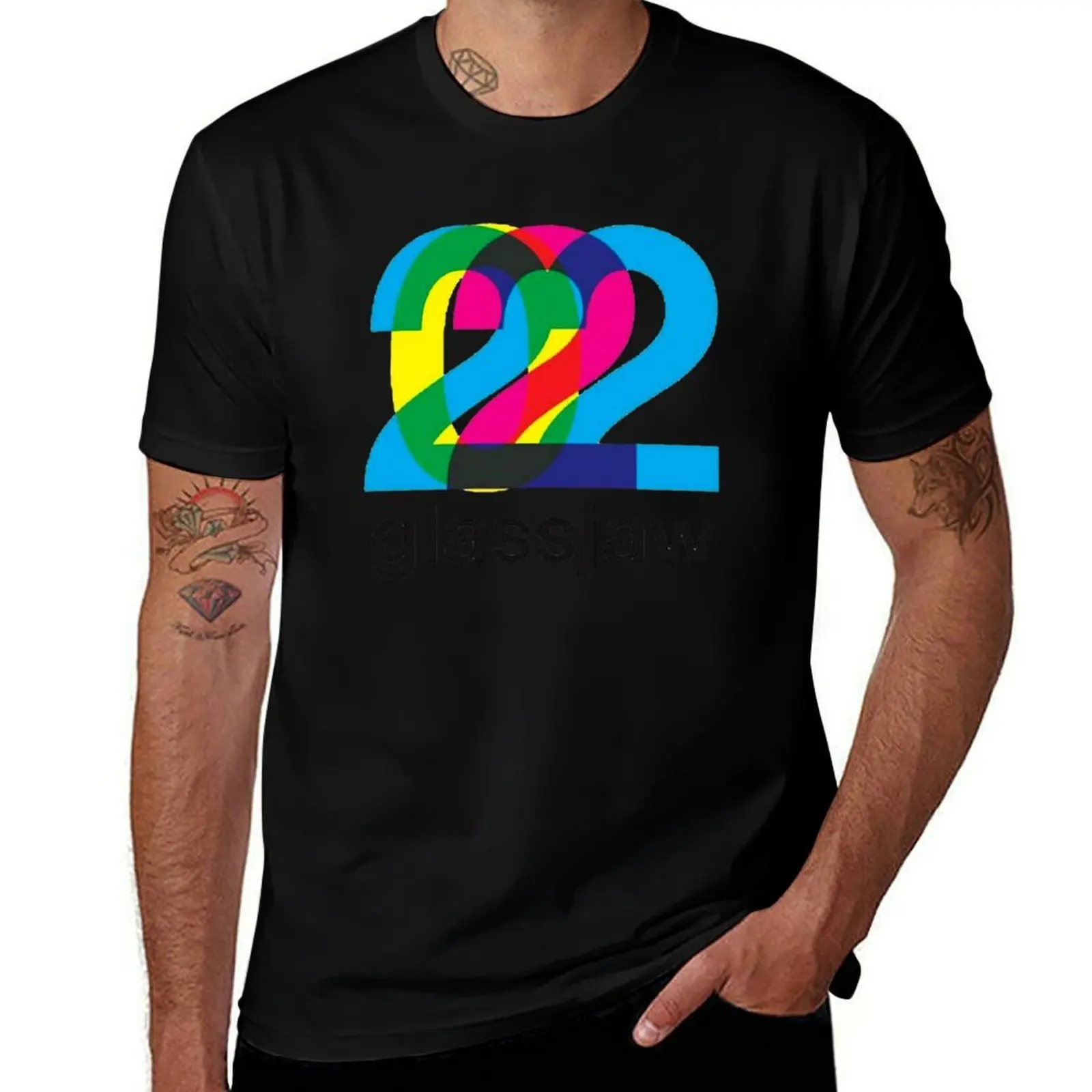 best selling art logo tour post-hardcore glassjaw band metal alternative music T-Shirt Big Size Crew Neck T-Shirt