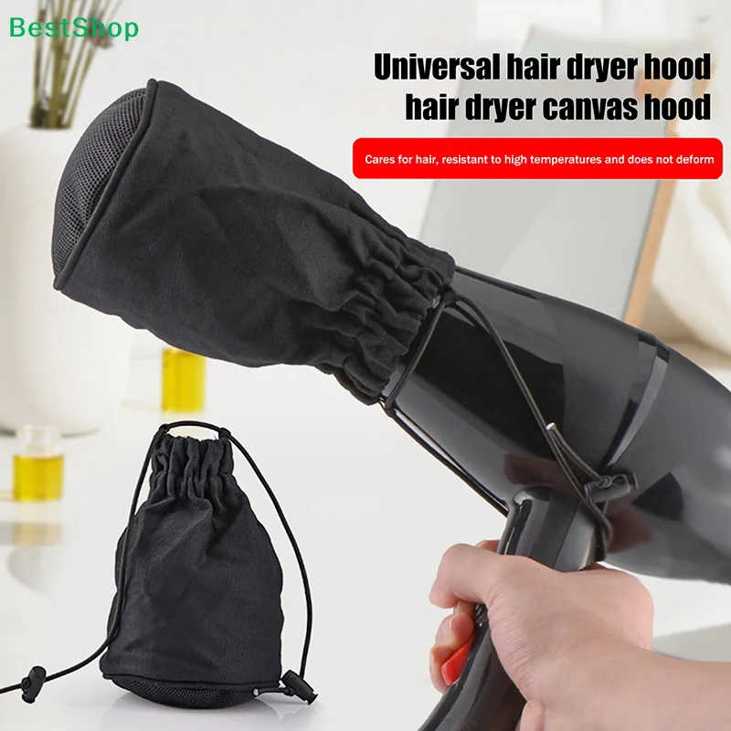 

Heat-Resistant Hair Dryer Bonnet, Universal Canvas Hood for Home & Salon Hair Styling