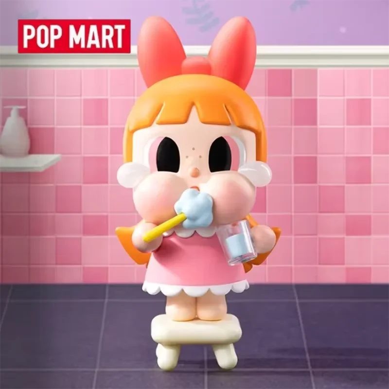 

POP MART CRYBABY X Powerpuff Girls Series Original Blind Box Surprise Mystery Box Cute Anime Action Figure Ornaments Figurines