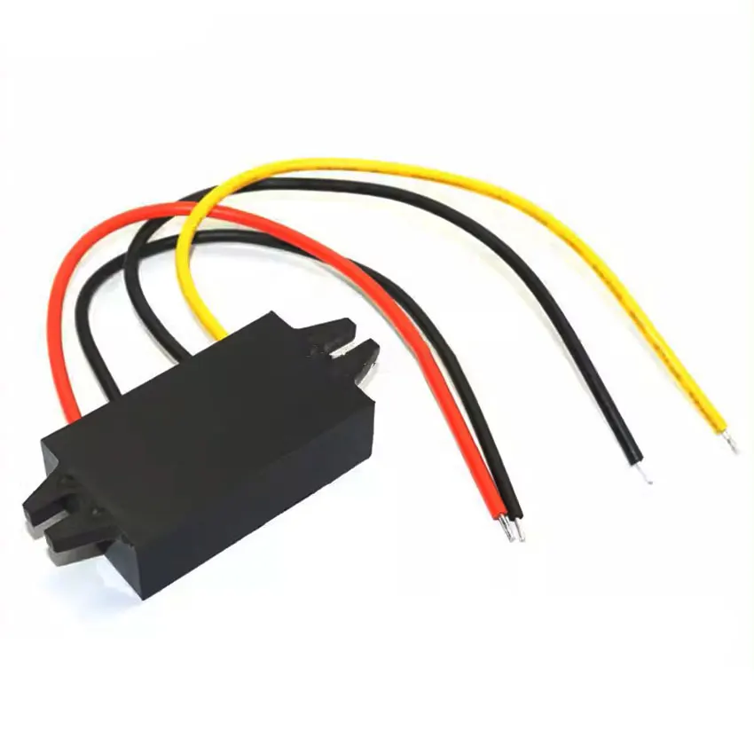 1PCS 12V to 5V 3A 18W Car Power Converter DC DC Step down Converter Waterproof Power Supply Module for Car LED Display
