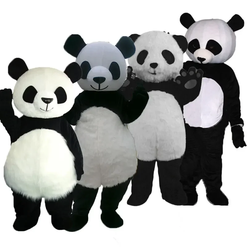 Panda Mascot Costume Cute Panda Bear Adults Anime Cosplay Character Dress Up Funny Hilarious Fursuit Suit Holiday Celebration