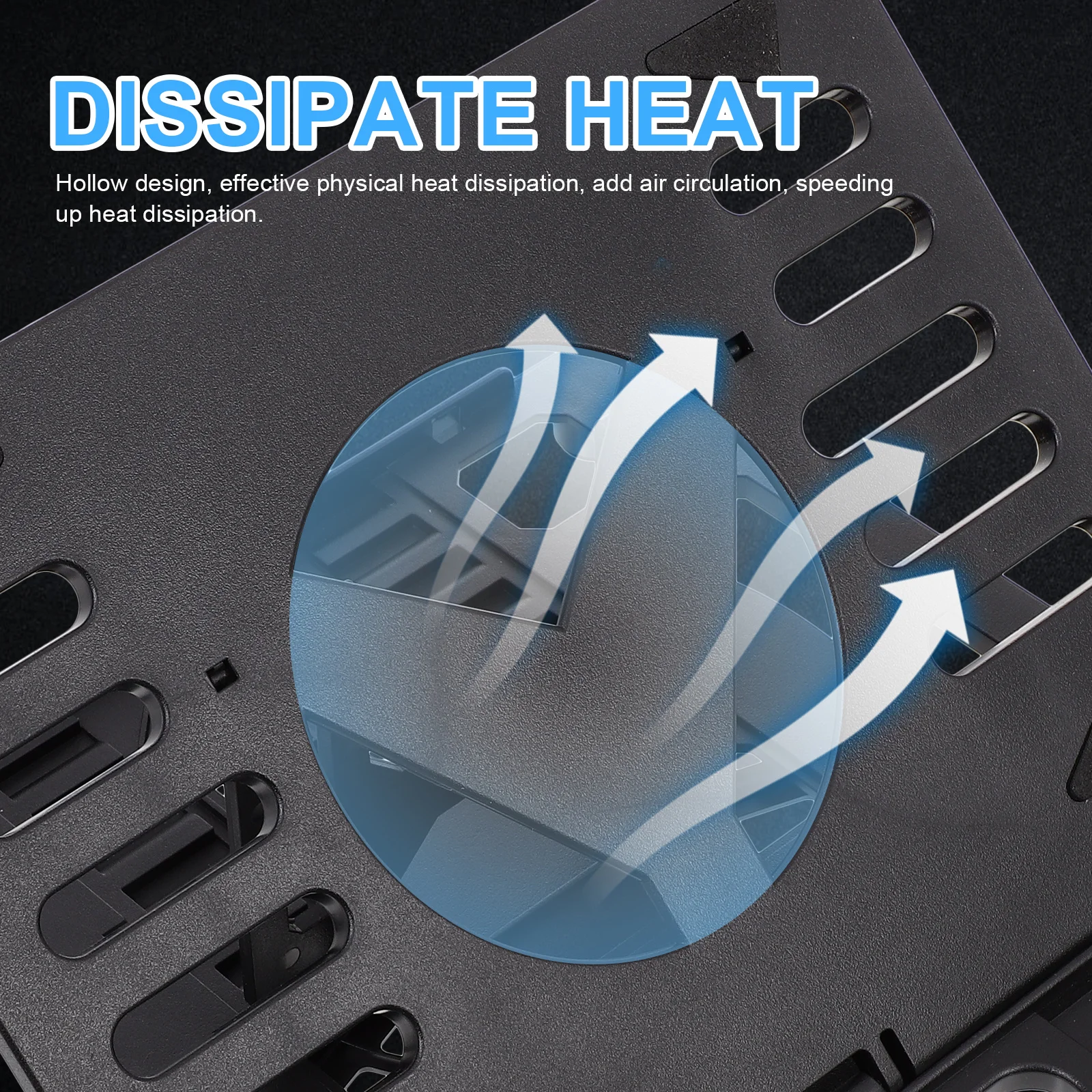 

1 set 1 Set Laptop Riser Premium Abs Foldable Non-Slip Base For Office Home Study Heat Dissipation Stand Rotary Laptop Holder