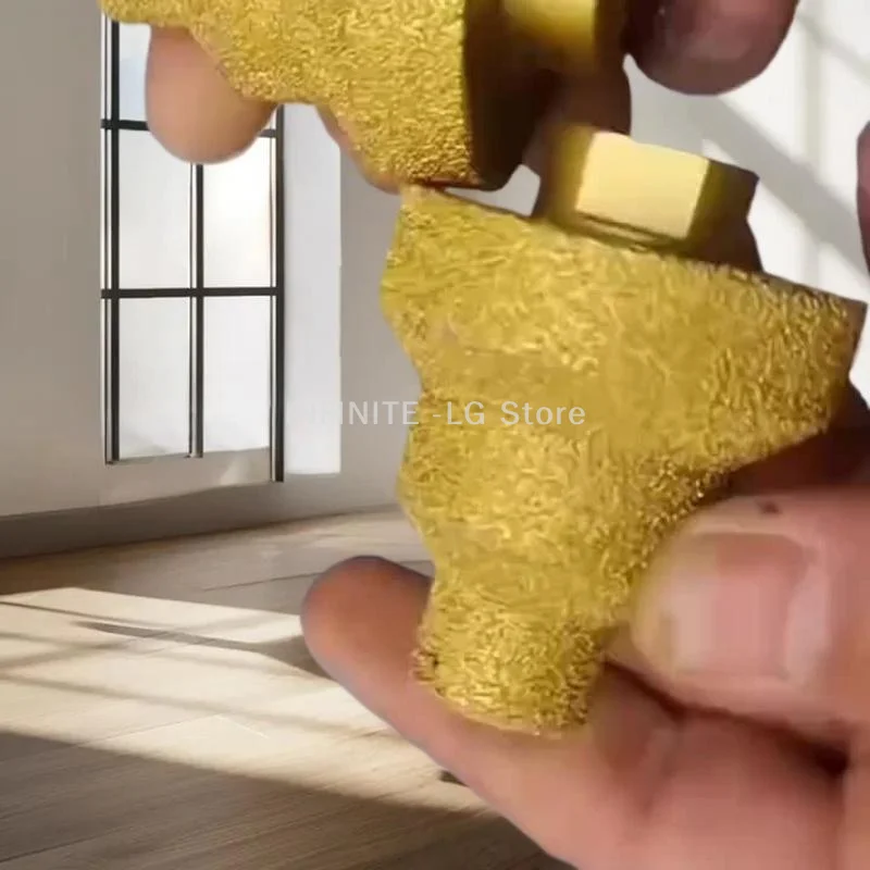 Brocas enrutadoras de chaflán de diamante M10/M14, cortador de azulejos, escariador de hormigón y mármol, herramienta de construcción de coronas de perforación de mampostería