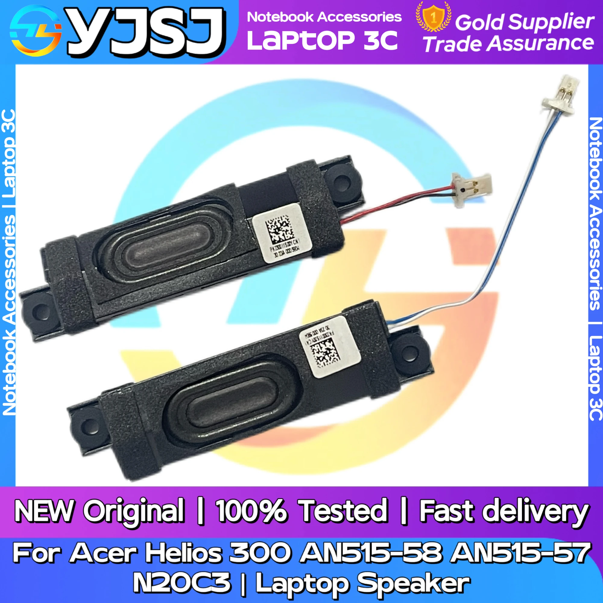New Original Laptop Notebook Audio Speaker For Acer Helios 300 AN515-58 AN515-57 N20C3 Built-in Speaker Horn Audio