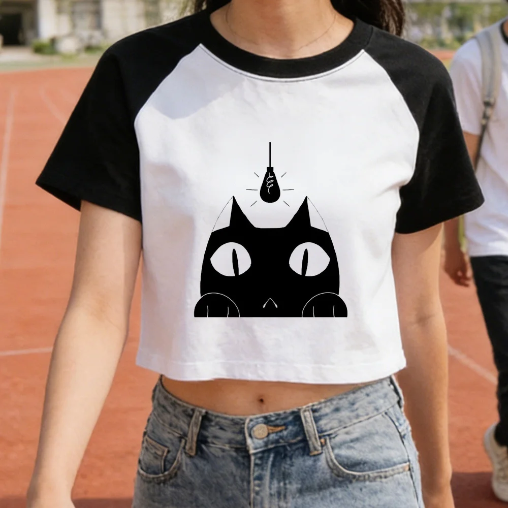 Omori cropped top girl y2k cutecore dollette meme grunge t shirt clearance sales vintage scene  party grunge
