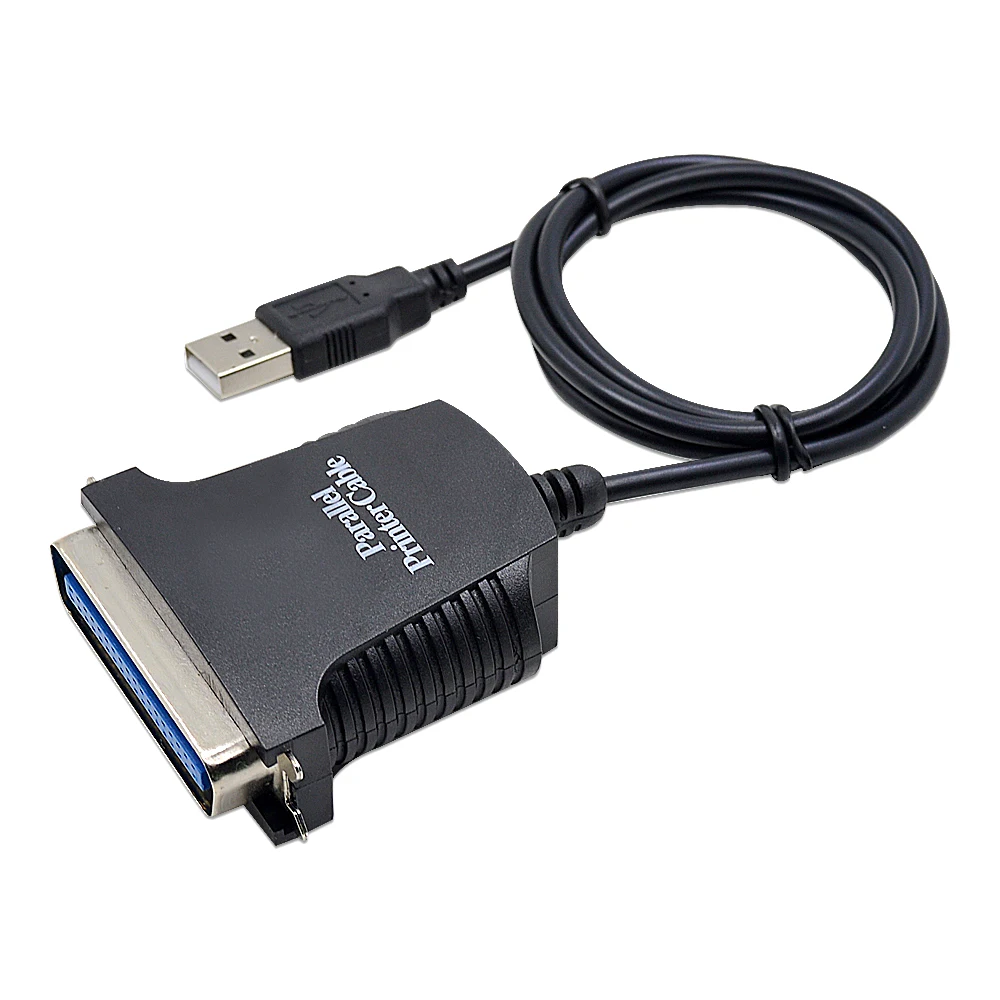 USB 2.0 To IEEE1284 A DB25 Parallel Printer Cable CN36 Converter 36Pin Port Adapter for Computer PC Lead Laptop Desktop Printing