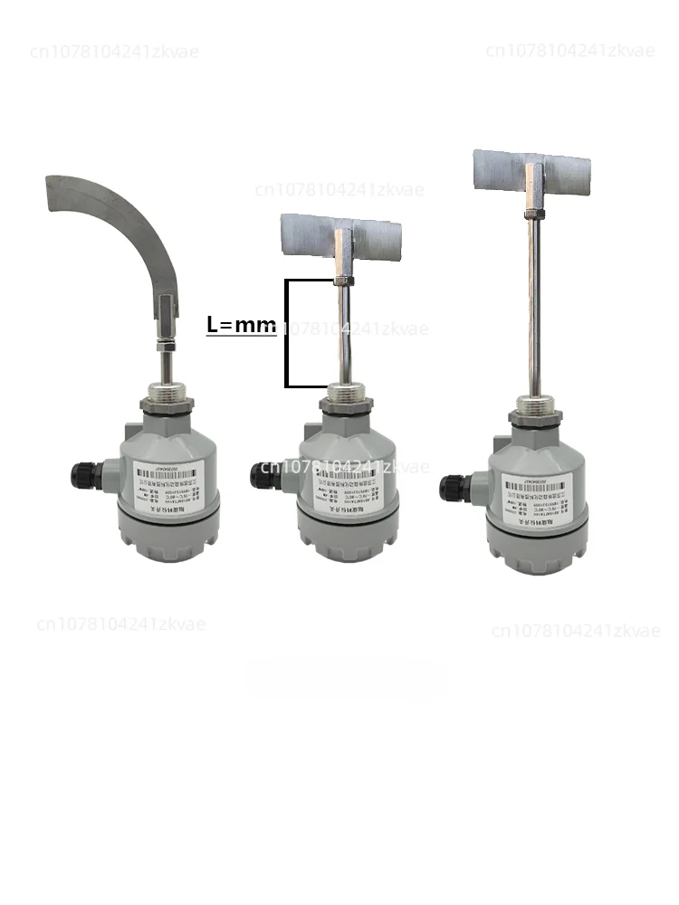 Extended rod object detector and industrial limit sensor, rotary level switch, threaded installation