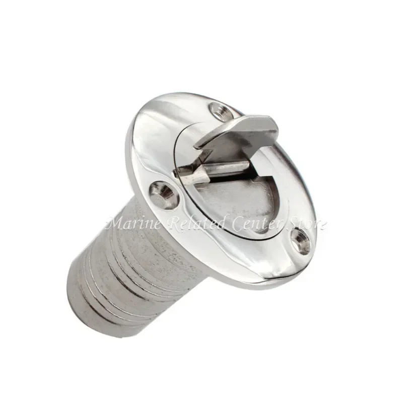 45/90 Degree Stainless Steel 316 Deck Filler Cap GAS DIESEL FUEL WASTE WATER 50mm(2inch) Marine Boat Yacht Hardware Deck Filler