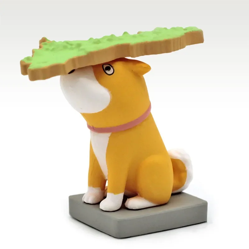 Oryginalny STASTO japonia Gashapon Kawaii Anime rysunek pomyślny zwierzę kot lis Shiba Inu urocza figurka Mini kapsułka zabawki prezent