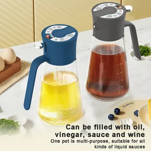 Vidro Invertido Óleo Spray Garrafa, Distribuidor De Óleo De Cozinha, Ferramentas De Cozinha, Gadgets, Transporte Da Gota, 2 em 1, 700ml 10 principais vendas garrafa vidro 700ml - №9