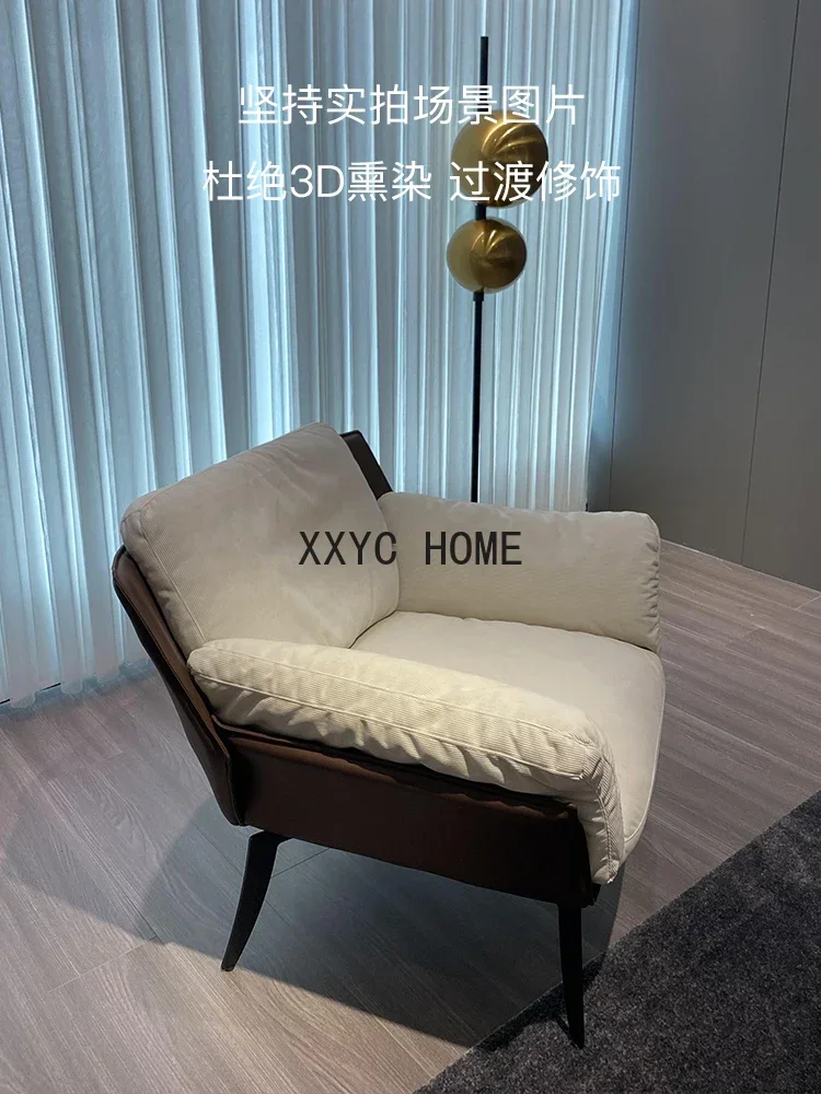 

TAO Designer Single-Seat Sofa Chair Corduroy Snow Melting Leisure Chair