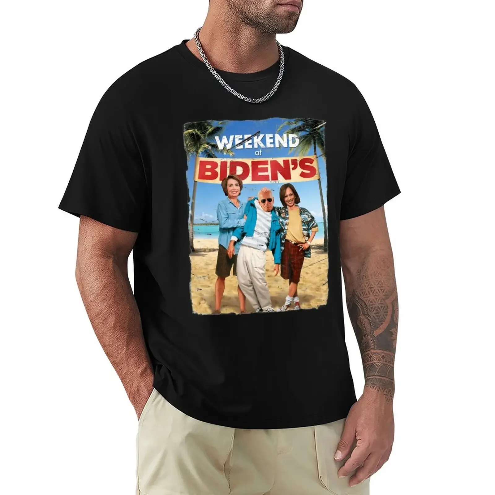 

Weekend at Bidens Funny Joe Biden President T-Shirt summer tops shirts graphic tees mens graphic t-shirts anime