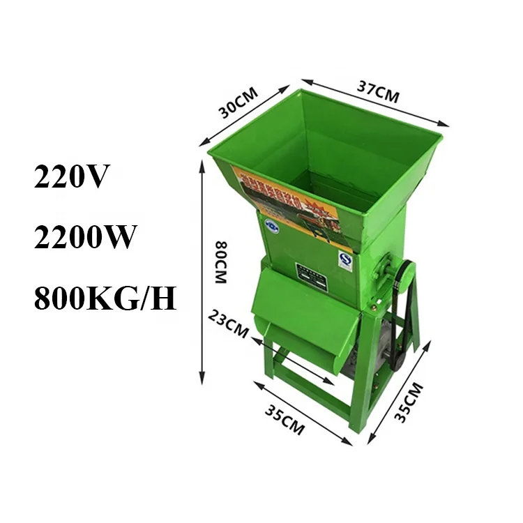 Maniokmühle Kartoffel-Puliermaschine Lotuswurzel Süßkartoffelmühle Brecher Cassava Garri Mehlherstellungsmaschine
