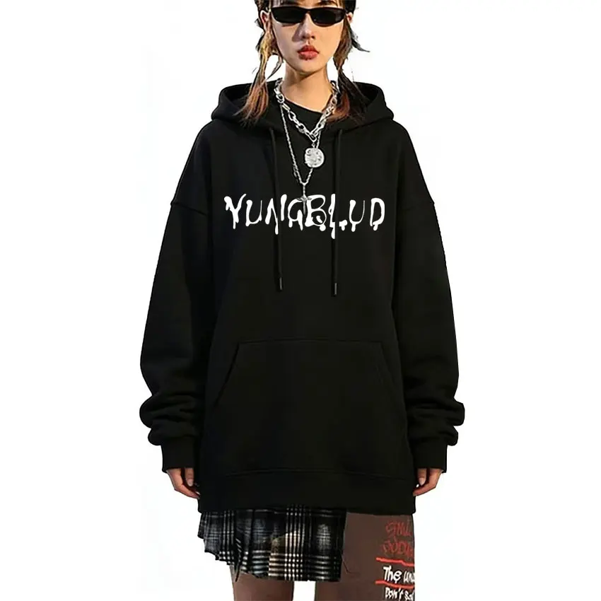 

Rocker Yungblud Music Album Graphic Hoodie Men's Women's Retro Fashion Rock Streetwear Unisex Gothic Oversized Pullover Hoodies