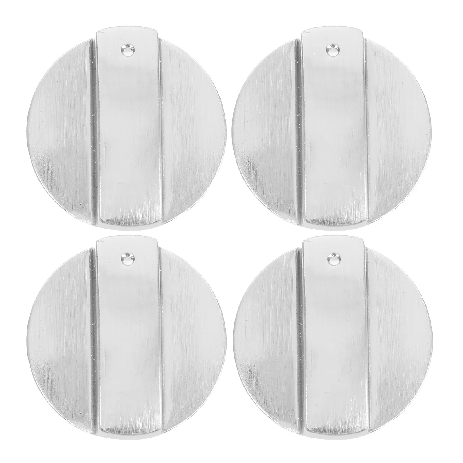 

4pcs Gas Stove Knob Zinc Alloy Rotary Control Knob For Burner Temperature Replacement Stove Cooker Knobs Oven Bake Control