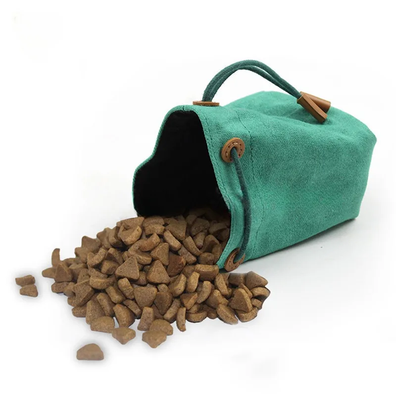 Pouch Dog Treat Pouch Food Storage Pet Training Portable Dog Training Treats Snack Bag with Drawstring for Small