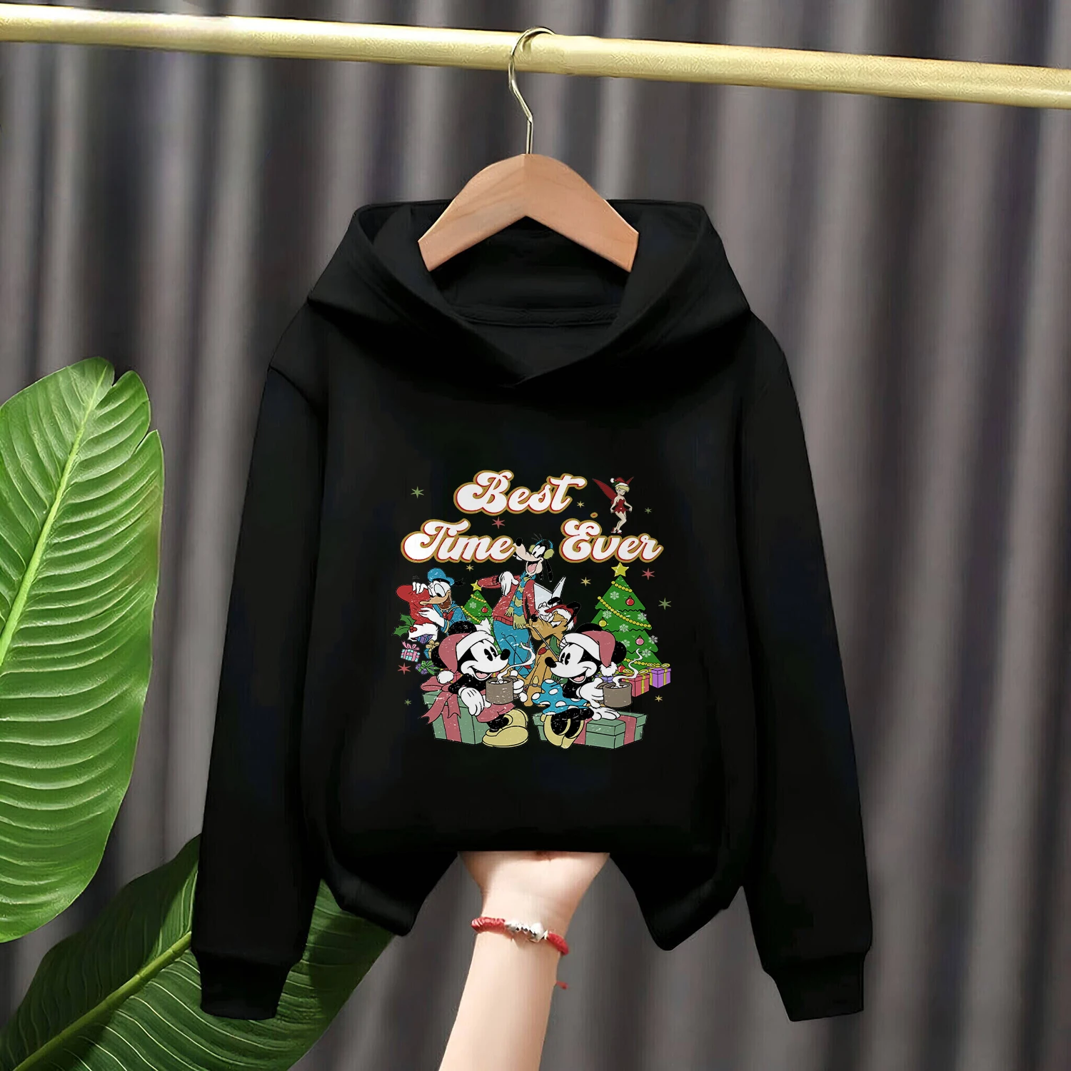 

Детский пуловер с капюшоном Disney, новинка 2026, мягкая удобная одежда для мальчиков и девочек