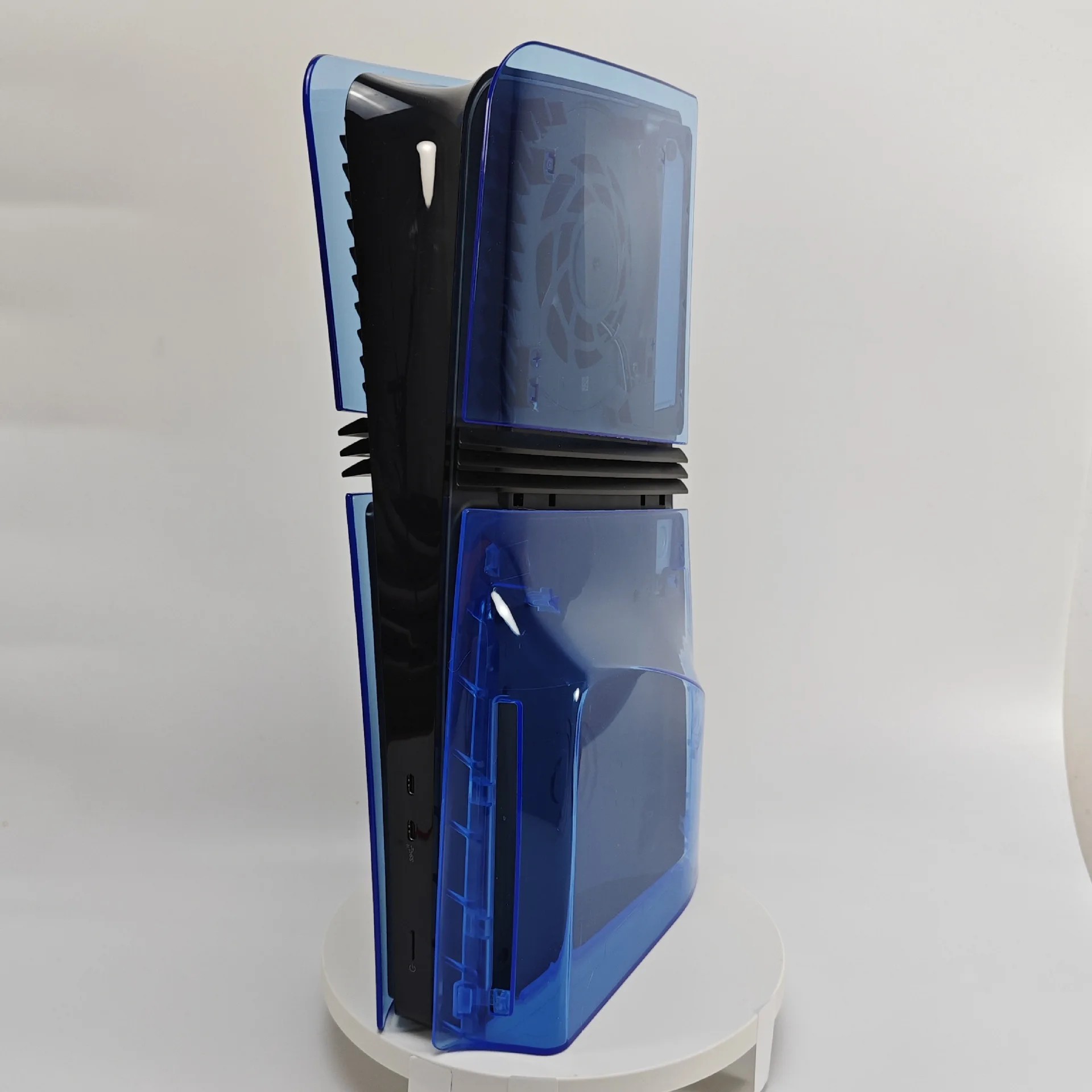 DIY ​ Für PS5 PRO Digital Edition Konsole Fall Für PS5 PRO Optisches Laufwerk Ersatz Rote farbe schutzhülle