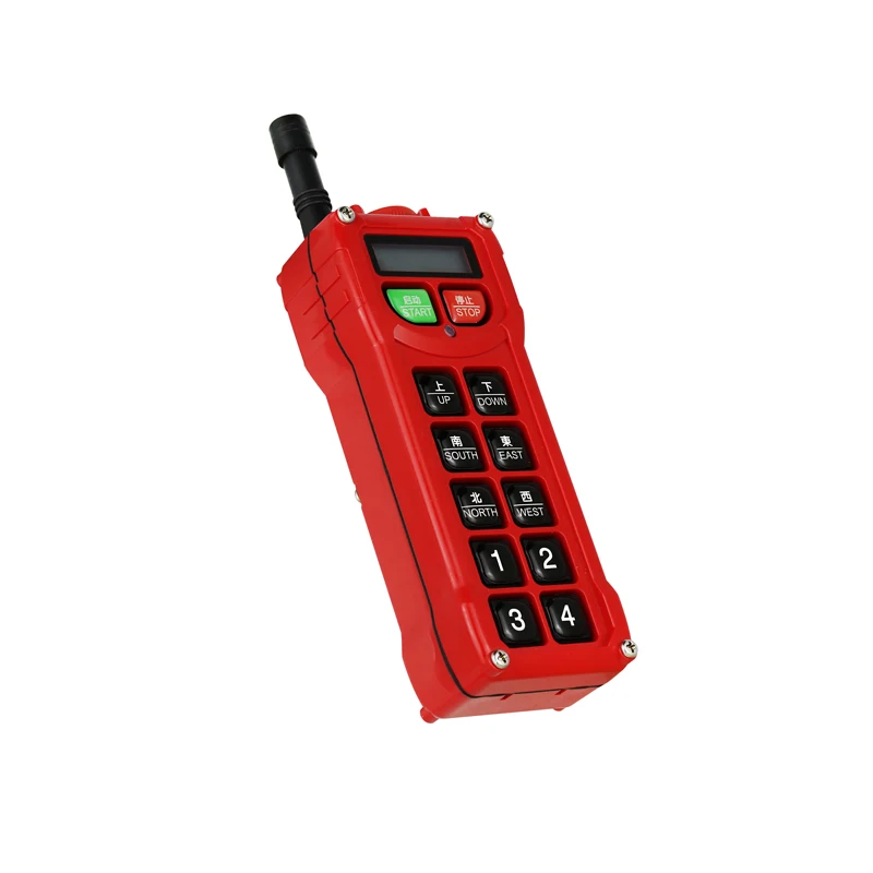 Fixed Code SCT2260 12 Buttons Long Range 200m Remote Control 433MHz For Industrial