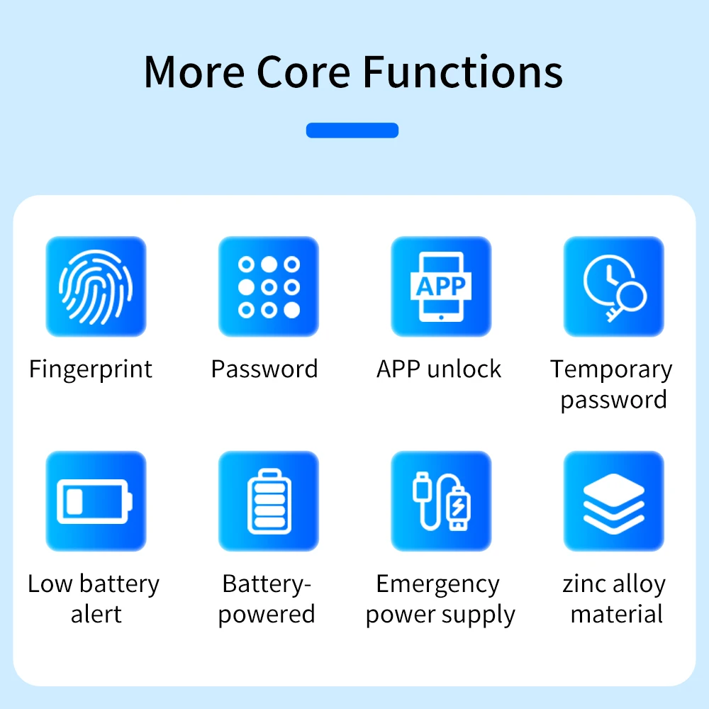 Smart Fingerprint Drawer Lock Works with Tuya App Biometric Cabinet Lock Keyless Password Easy Install for Bedroom Closet