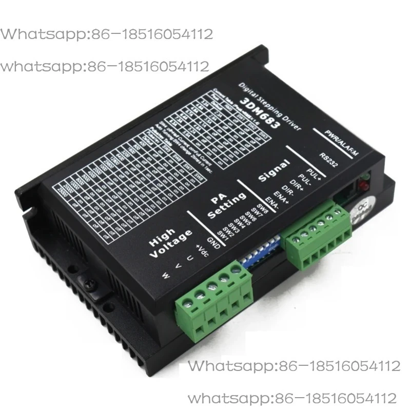

Leadshine 3 Phase Stepper Driver 3DM683 20-60VDC 0.5-8.3A for Engraving and Cutting Machine Match with 57 Serial Step Motor