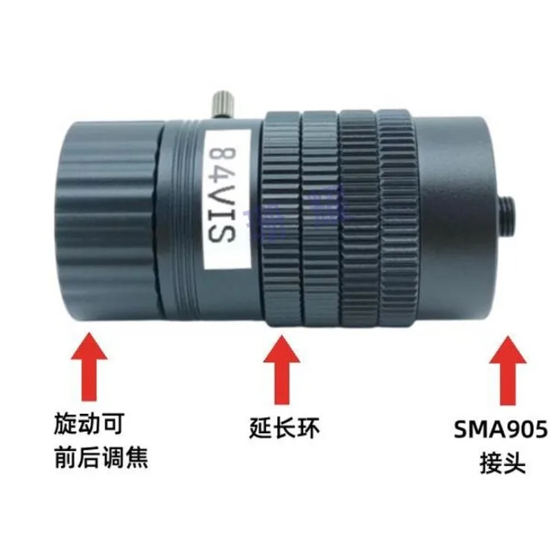 Fiber focusing mirror SMA905 focal length adjustable spot 0.5mm achromatic spherical aberration collimation uniform 84VIS