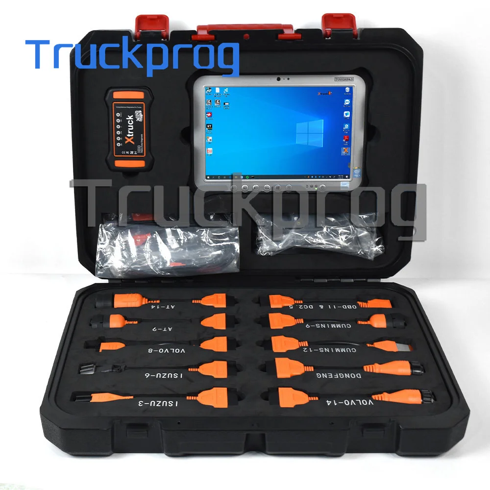 Multi-Brand HD Heavy duty Commercial Vehicles truck Diesel Diagnostic tool+FZ-G1 Tablet Multi-system DATA LINK OBD diagnosis kit