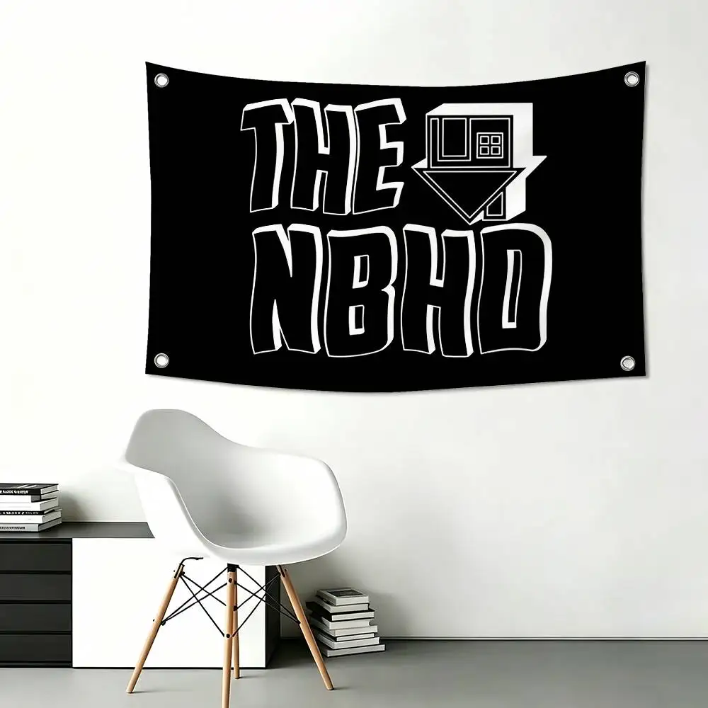 N-Neighbourhood I Love You Flags Wall Hanging Tapestry Outdoor Garage Room Decorative flag Background Blanket