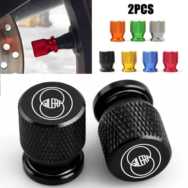Motorcycle Wheel Tire Valve Caps Airtight Cover For Gilera GP800 Fuoco Nexus 500 Runner 50 125 200