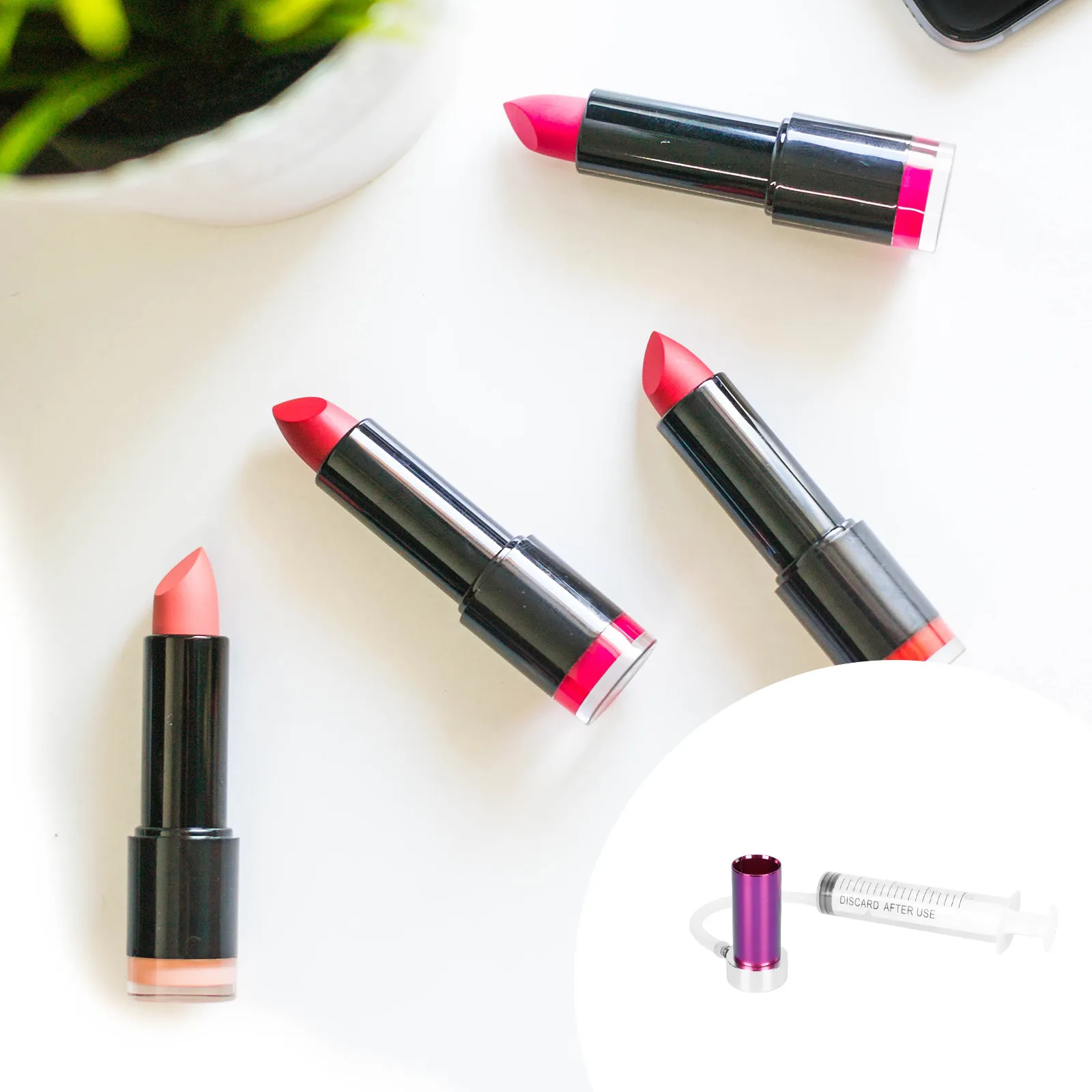 DIY Handgemaakte Mal Kit Lippenbalsem Tool Crème Maker Aluminium Siliconen Diy Handgemaakte Lipstick Mold Separators Voor Vrouwen Cosmetica