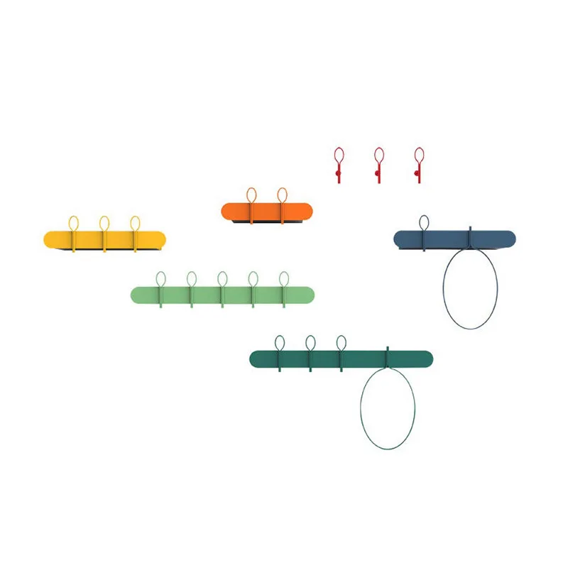 

New size wall-mounted simple creative hanging storage rack coat rack