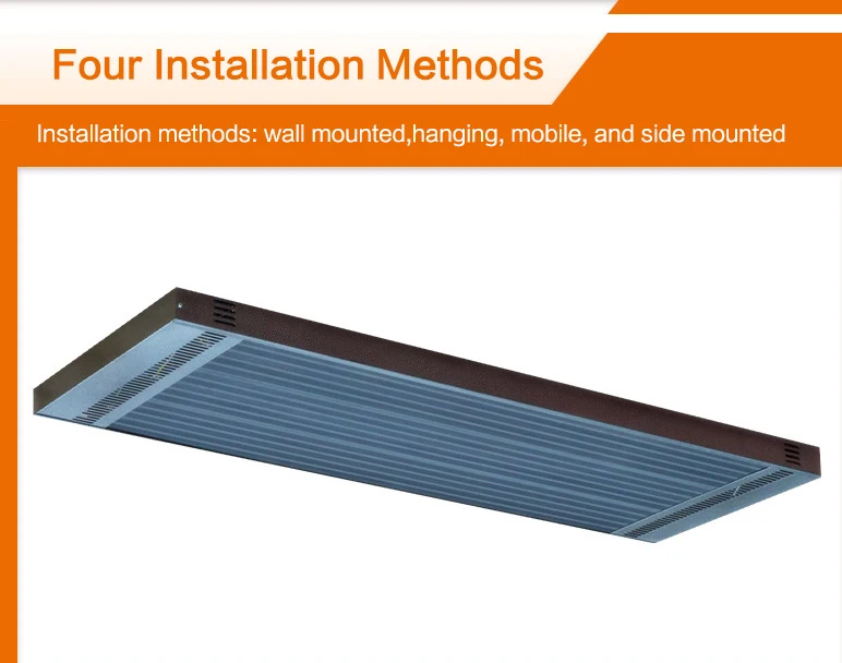 Wholesale High Quality 1500W Rapid Heating Easy Installation Energy Saving Far Radiant Heater
