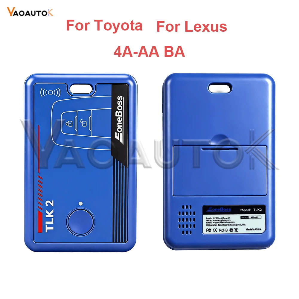 YAOAUTOK - EONEBOSS Smart Remote Reset Programmer Tool Key For Toyota For Lexus 4A-AA BA Chip TLK2 Unlock Device