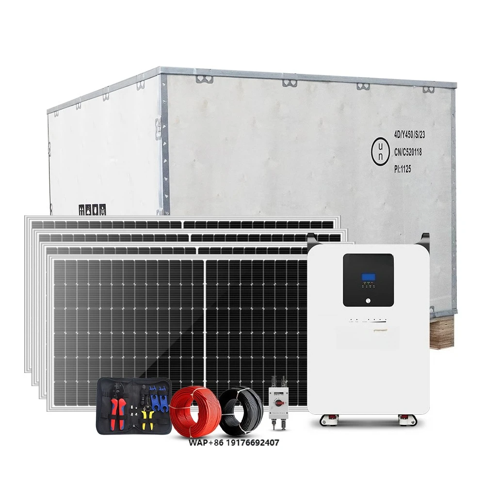 5.5kW Off-Grid Solar System 5.12kWh All-in-One Inverter Battery & 610W Panels 8pcs & Cables &Free Toolbox